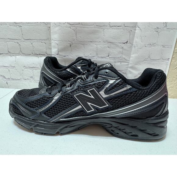 New Balance 740 Black Grey U740BM2 Unisex Sneakers Men’s 9.5 / Women’s 11 NIB - Picture 5 of 9